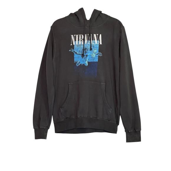 Nirvana Nevermind gray hoodie sweatshirt size Small - Picture 1 of 5